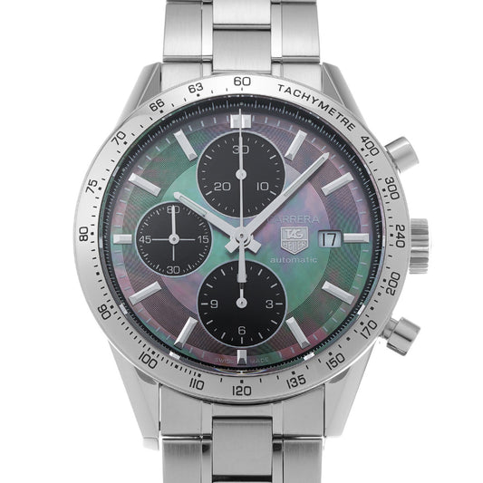 CARRERA Calibre 16 Chronograph CV201P.BA0794 Black MOP/Black TAG HEUER Men's [Pre-Owned].
