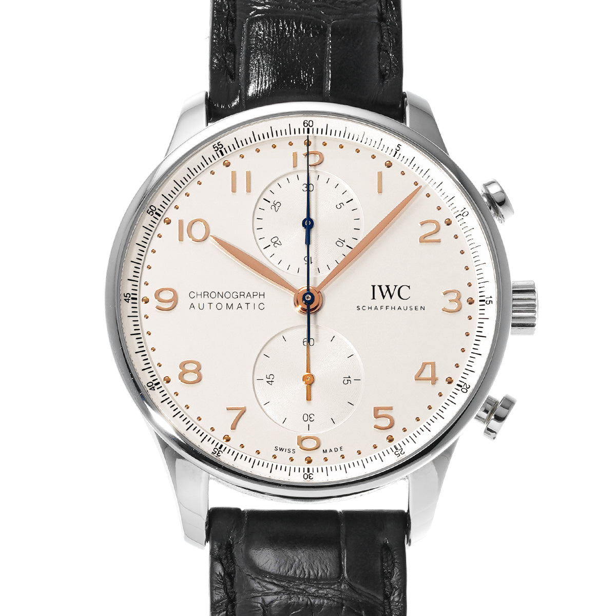 Portuguese Chronograph IW371604 Silver IWC Men's [Pre-Owned]
