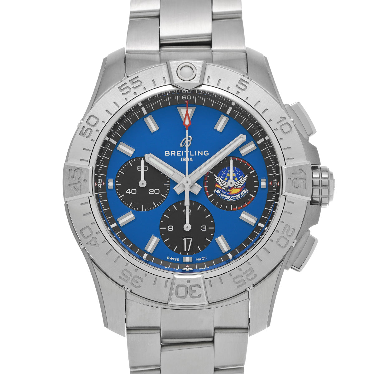 Avenger B01 Chronograph 44 Japan Limited Edition AB01471A1C1A1 Blue BREITLING Men's [Pre-Owned].
