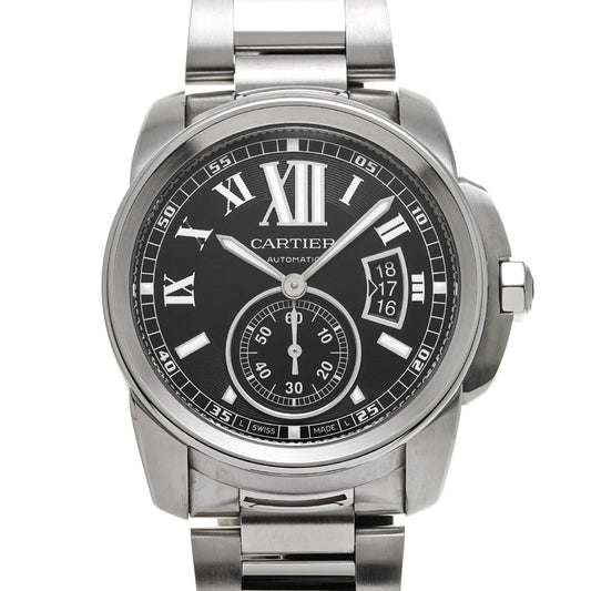 Calibre de Cartier W7100016 Black CARTIER Men's [Pre-owned].
