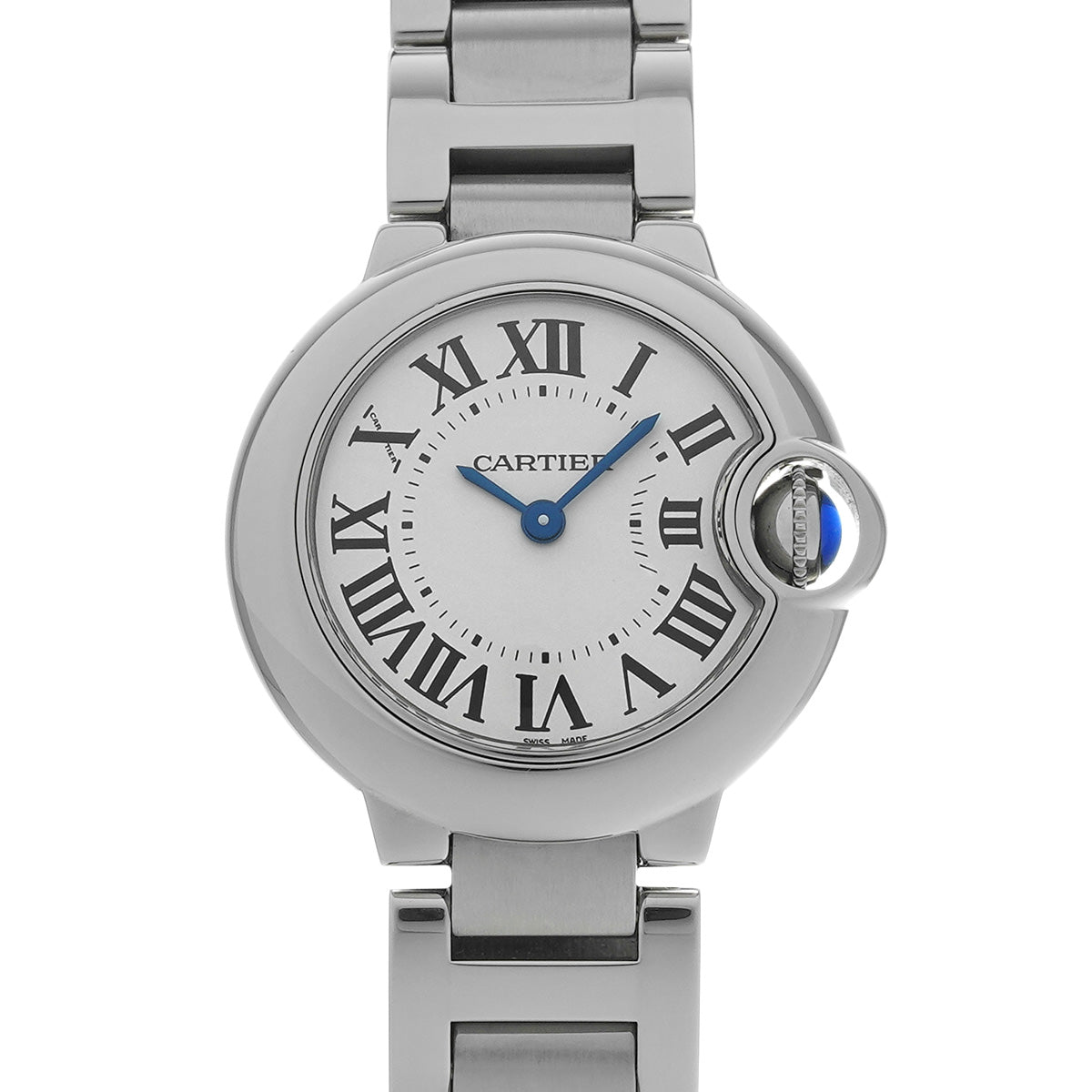 Ballon Bleu de Cartier 28mm W69010Z4 Silver CARTIER Ladies [Pre-owned]