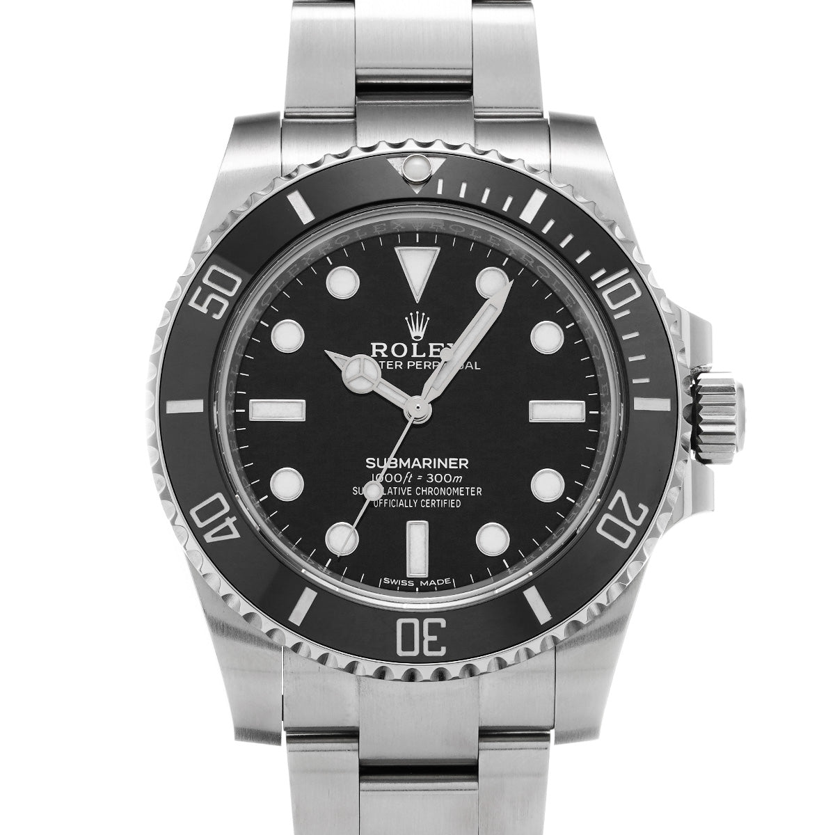 Submariner 114060 Random Serial Black ROLEX Men's [Pre-Owned].