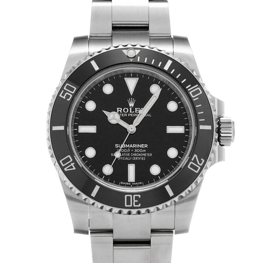 Submariner 114060 Random Serial Black ROLEX Men's [Pre-Owned].
