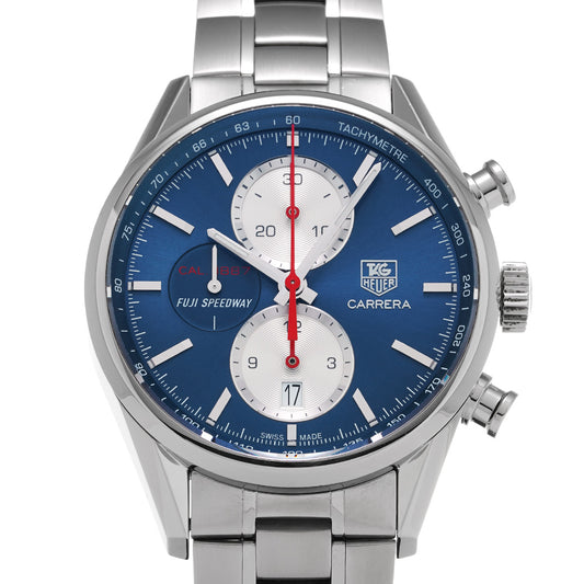 CARRERA CALIBRE 1887 CHRONOGRAPH FUJI SPEEDWAY Japan limited edition of 400 pieces CAR211B.BA0724 Blue/Silver TAG HEUER Mens [Pre-Owned].