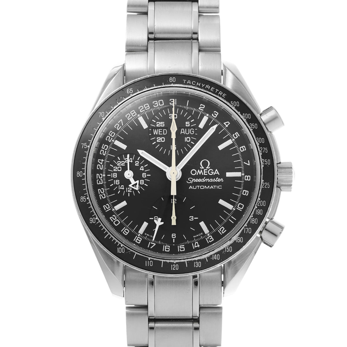 Speedmaster Triple Calendar 3220.50 Black OMEGA Men's [Pre-Owned].