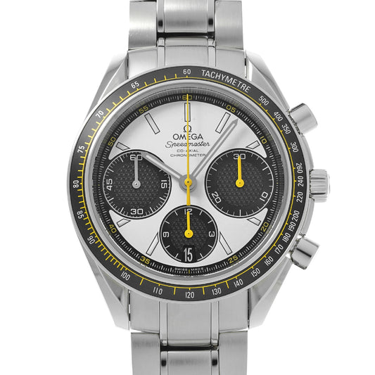 Speedmaster Racing Co-Axial 326.30.40.50.04.001 White/Black OMEGA Men's [Pre-Owned].
