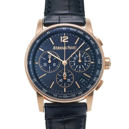 CODE 11.59 by Audemars Piguet Chronograph 26393OR.OO.A321CR.01 Deep Blue Lacquer AUDEMARS PIGUET Mens [Pre-Owned].