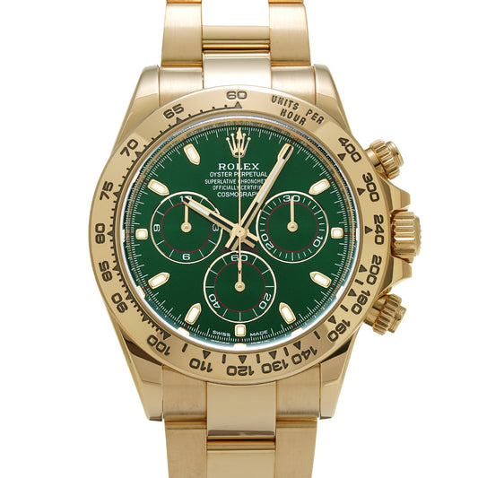 Cosmograph Daytona 116508 Random Serial Green ROLEX Men's [Pre-Owned].