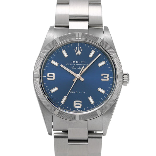 Air-King 14010M Y (manufactured circa 2003) Blue ROLEX Men's [Pre-Owned].