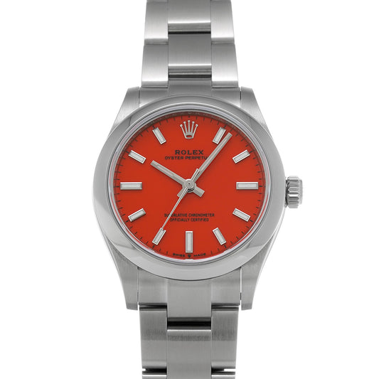 Oyster Perpetual 31 277200 Random Serial Coral Red ROLEX Unisex [Pre-Owned].