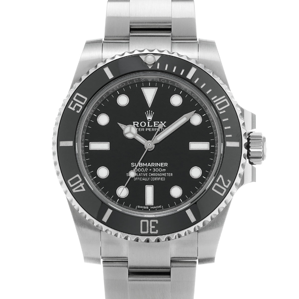 Submariner 114060 Random Serial Black ROLEX Men's [Pre-Owned].