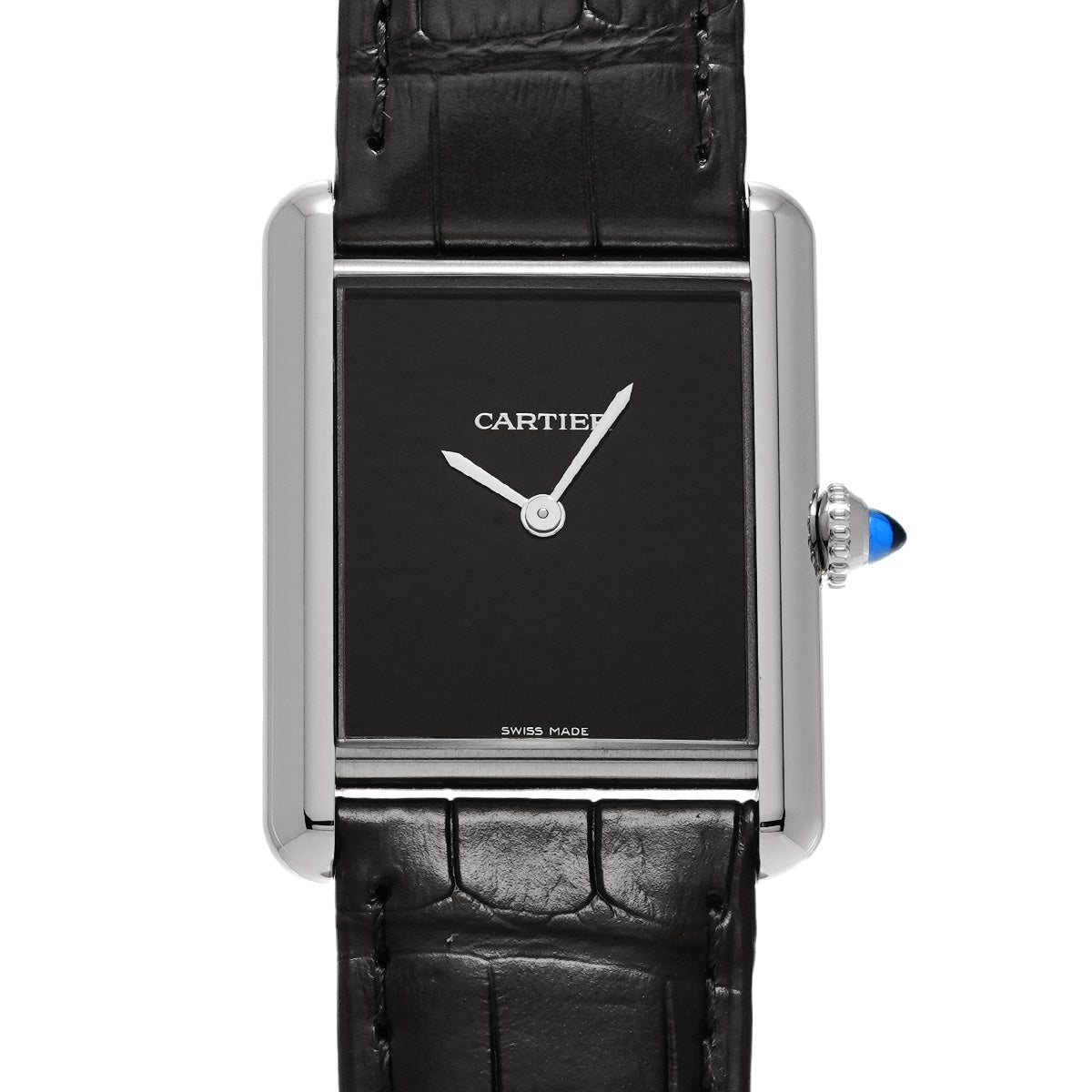 WSTA0072 Tank Must de Cartier LM Black Lacquer CARTIER Men's [Pre-Owned].