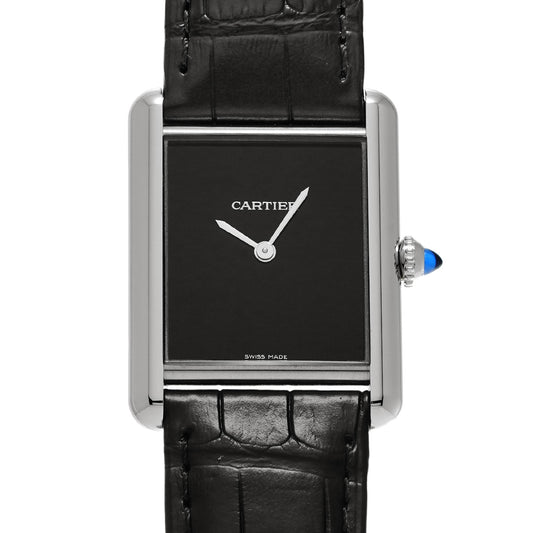 WSTA0072 Tank Must de Cartier LM Black Lacquer CARTIER Men's [Pre-Owned].