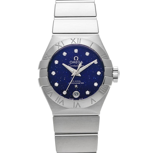 Constellation Co-Axial 123.10.27.20.53.001 Blue/Diamond OMEGA Ladies [New]