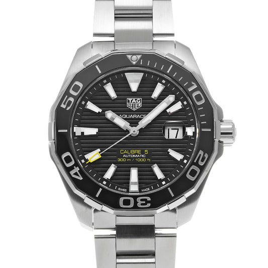 Aquaracer Calibre 5 WAY201A.BA0927 Black TAG HEUER Men's [Pre-Owned].