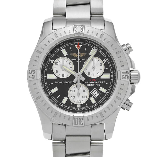 Corto Chronograph A7338811/BD43 Black/Silver BREITLING Men's [Pre-Owned].