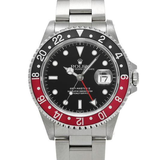 GMT Master II 16710 A (manufactured circa 1999) Black ROLEX Men's [Pre-Owned].