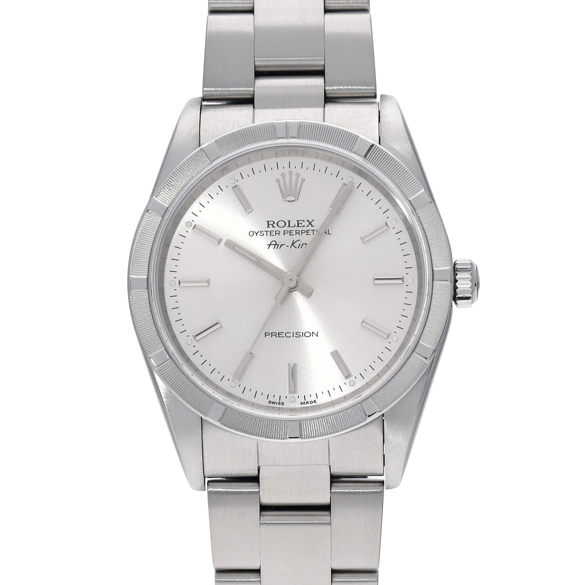 Air-King 14010M F No. (manufactured around 2003) Silver ROLEX Men's [Pre-Owned].