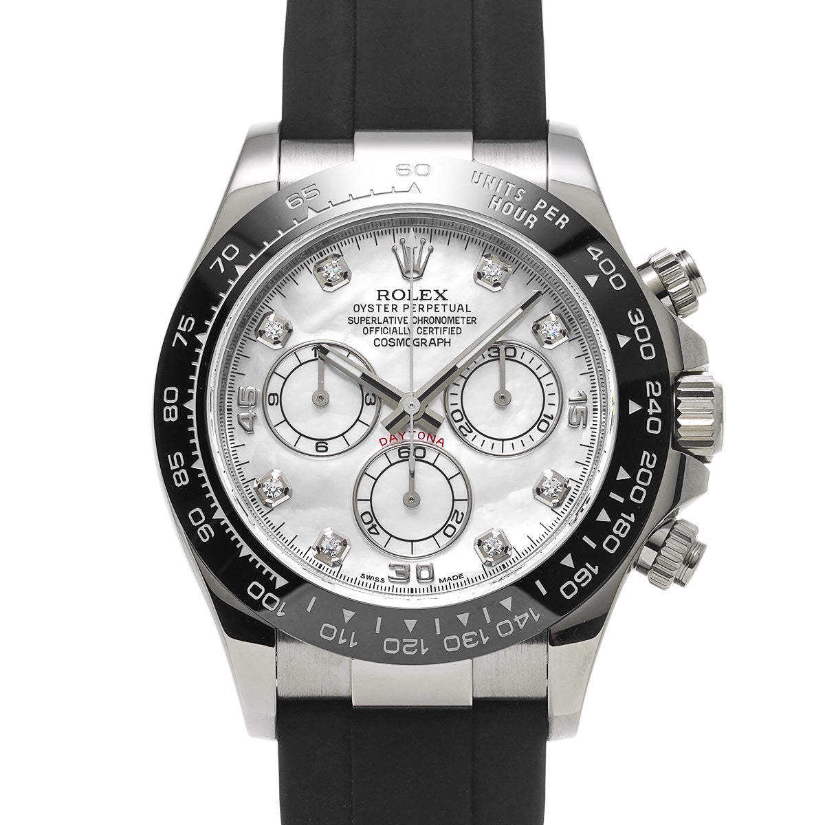 Cosmograph Daytona 116519LNNG Random Serial White MOP/Diamond ROLEX Men's [Pre-Owned].