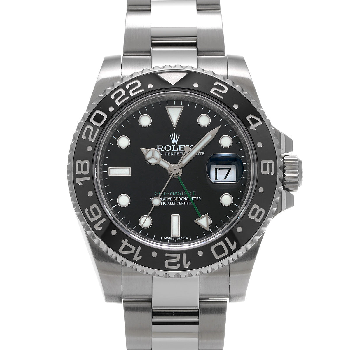 GMT Master II 116710LN Random Serial Black ROLEX Men's [Pre-Owned].