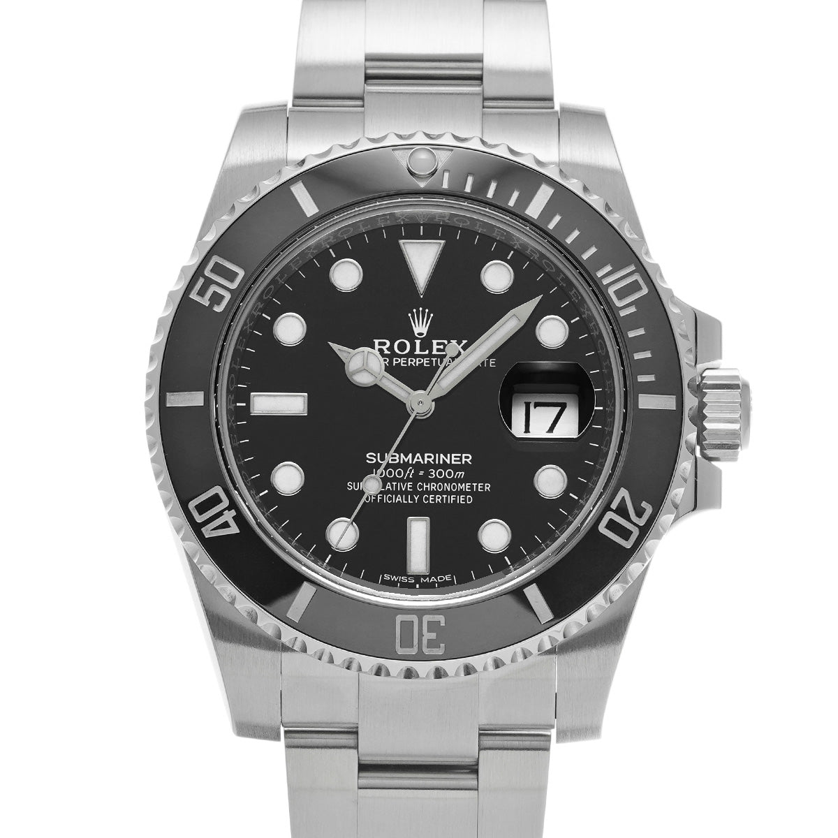 Submariner Date 116610LN Random Serial Black ROLEX Men's [Pre-Owned].