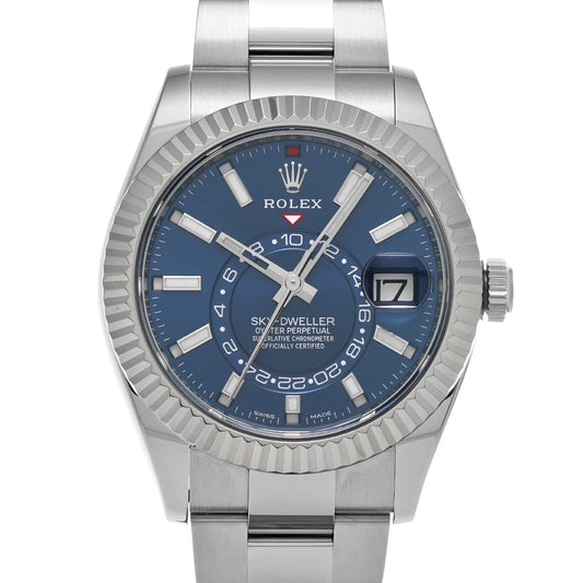 SKYDWELLER 326934 Random Serial Blue ROLEX Men's [Pre-Owned].