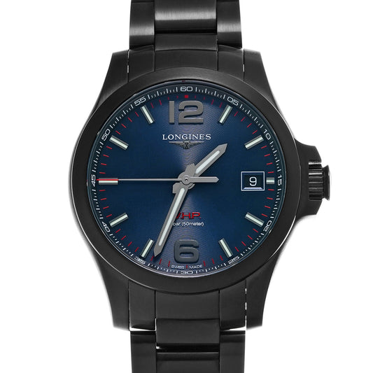 Conquest V.H.P L3.716.2.96.6 Blue LONGINES Men's [Pre-Owned].
