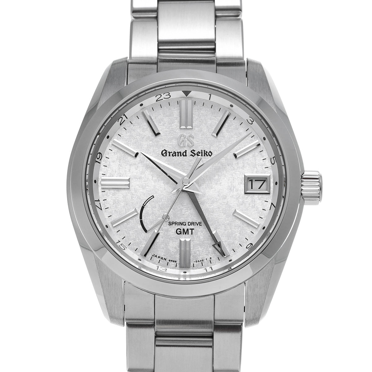 Spring Drive GMT SBGE279 Silver Grand Seiko Men's [Pre-Owned].