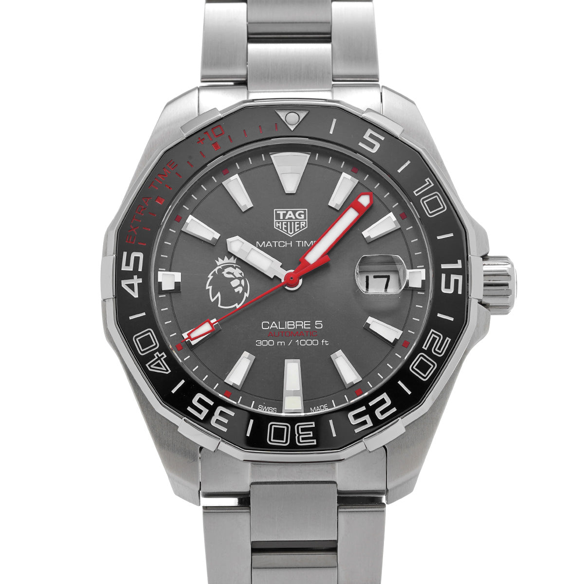 Aquaracer Calibre 5 Premier League Edition WAY201D.BA0927 Charcoal Gray TAG HEUER Men's [Pre-Owned]