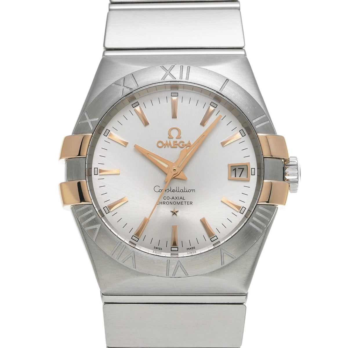 Constellation Co-Axial Chronometer 123.20.35.20.02.003 Silver OMEGA Men's [Pre-Owned].
