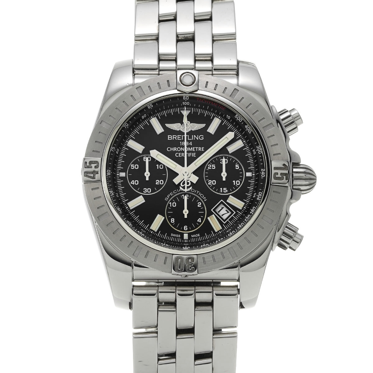 Chronomat 44 Special AB011511/BF70 Black BREITLING Men's [Pre-Owned].