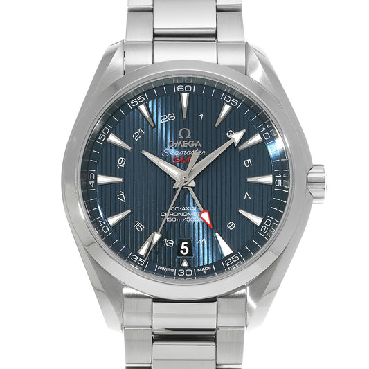 Seamaster Aqua Terra Co-Axial GMT 231.10.43.22.03.001 Blue OMEGA Men's [Pre-Owned].