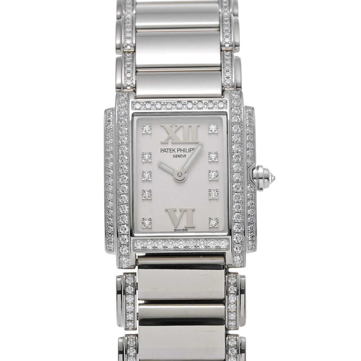 Twenty-4 4908/310G-011 Silver/diamond PATEK PHILIPPE Ladies [Pre-Owned].