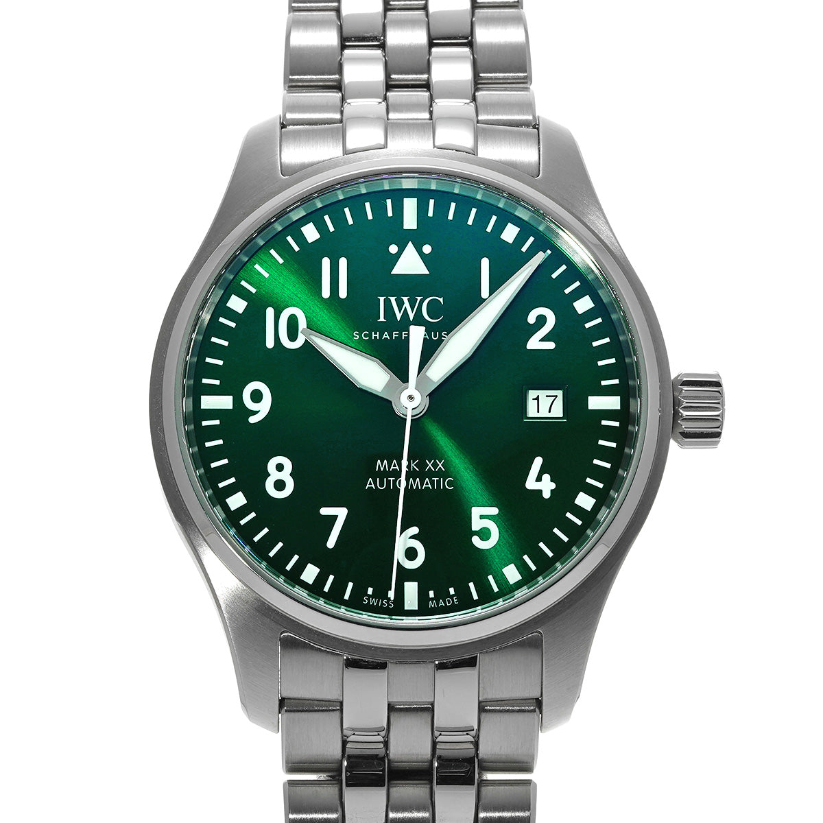 Pilot's Watch Mark XX IW328206 Green IWC Men's [Pre-Owned]