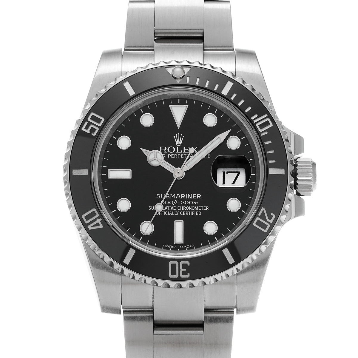 Submariner Date 116610LN Random Serial Black ROLEX Men's [Pre-Owned].