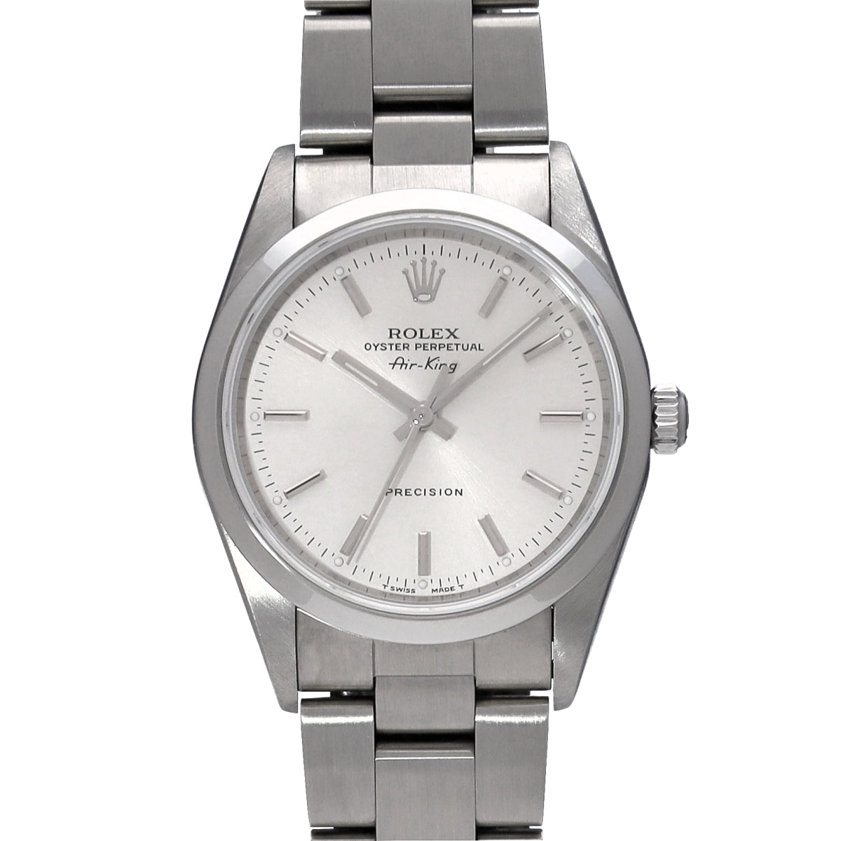Air-King 14000 U (manufactured circa 1997) Silver ROLEX Men's [Pre-owned].