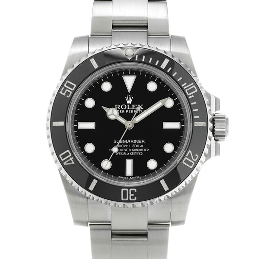 Submariner 114060 Random Serial Black ROLEX Men's [Pre-Owned].