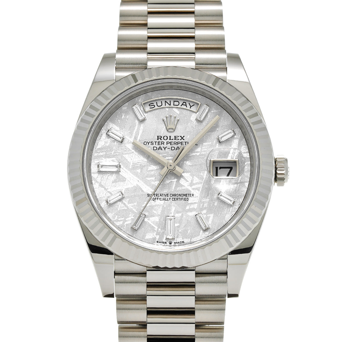 Day Date 40 228239A Random Serial Meteorite/Diamond ROLEX Men's [Pre-Owned].