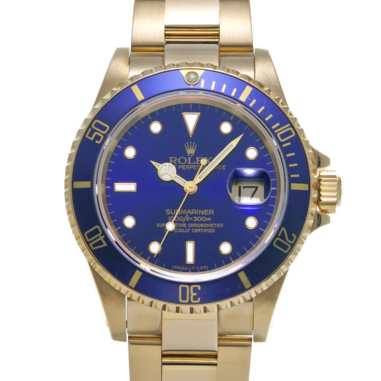 Submariner Date 16618LB S (manufactured circa 1993) Blue ROLEX Men's [Pre-Owned].