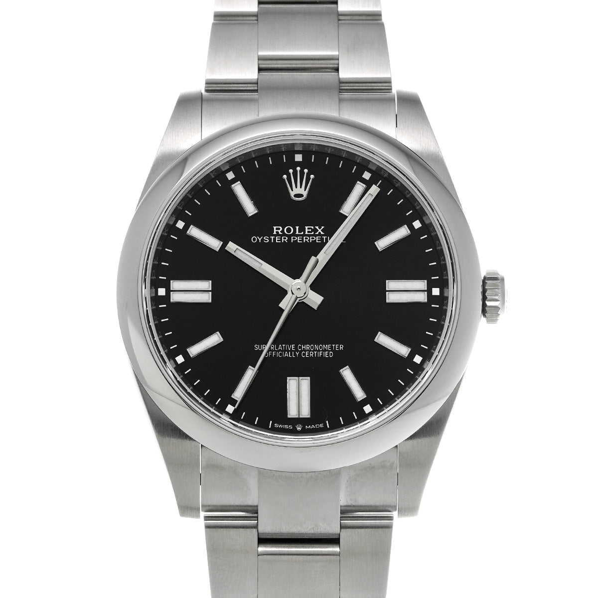 Oyster Perpetual 41 124300 Random Serial Black ROLEX Men's [Pre-owned].