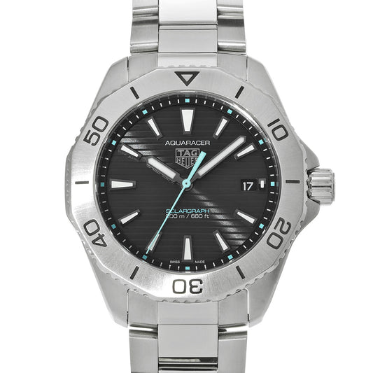 Aquaracer Professional 200 Solar Graph WBP1114.BA0000 Black TAG HEUER Men's [Pre-Owned]