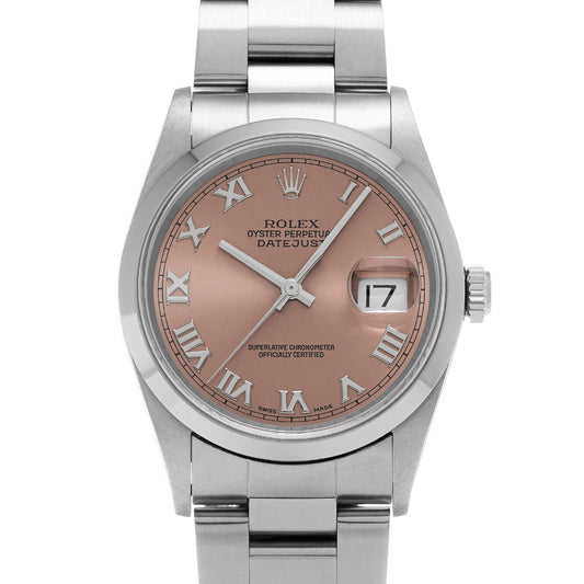 DATE JUST 16200 A (manufactured circa 1999) Pink ROLEX Men's [Pre-Owned].