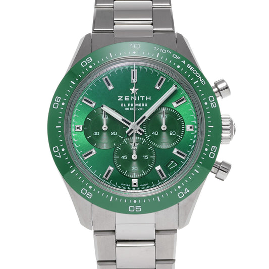 Chronomaster Sport Yoshida Special Edition 03.3107.3600/56.M3100 Green Lacquer ZENITH Men's [Pre-Owned].