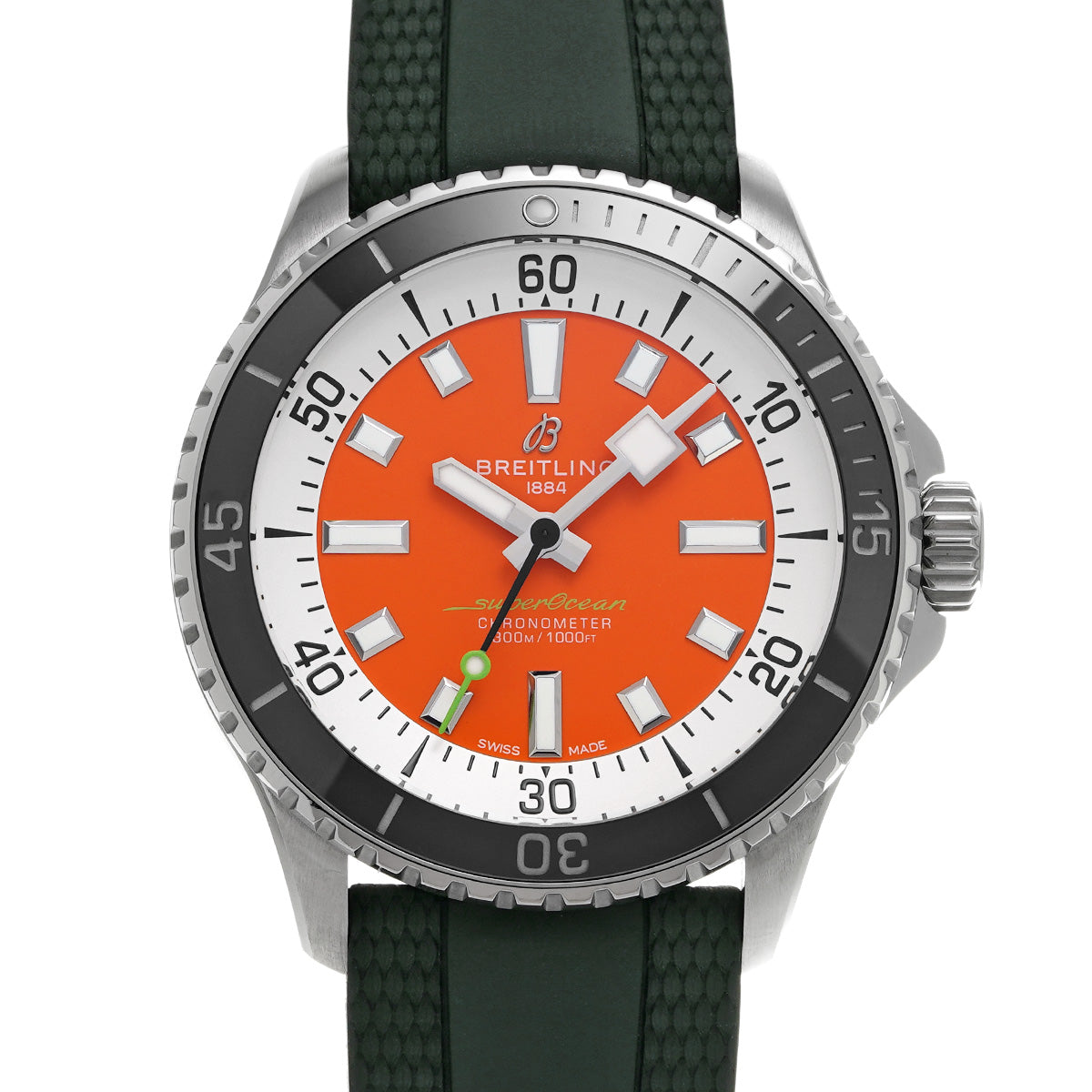Super Ocean Automatic 42 Kelly Slater Limited Edition Limited to 1000 pieces A173751A1O1S1 Orange BREITLING Men's [Pre-Owned].