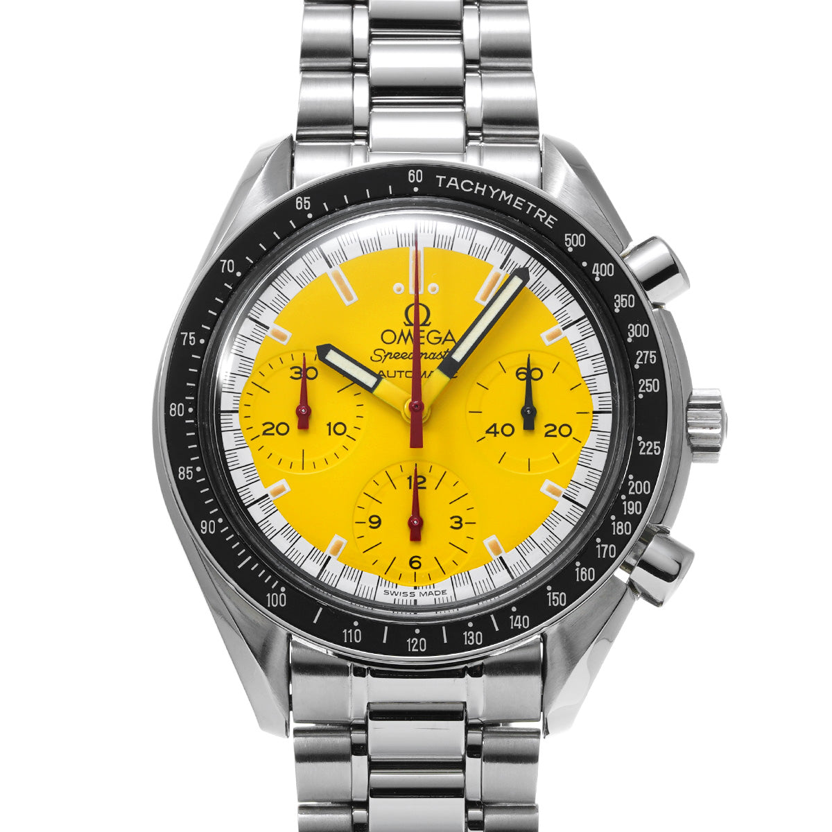 Speedmaster Racing Michael Schumacher 3510.12 Yellow OMEGA Men's [Pre-Owned].