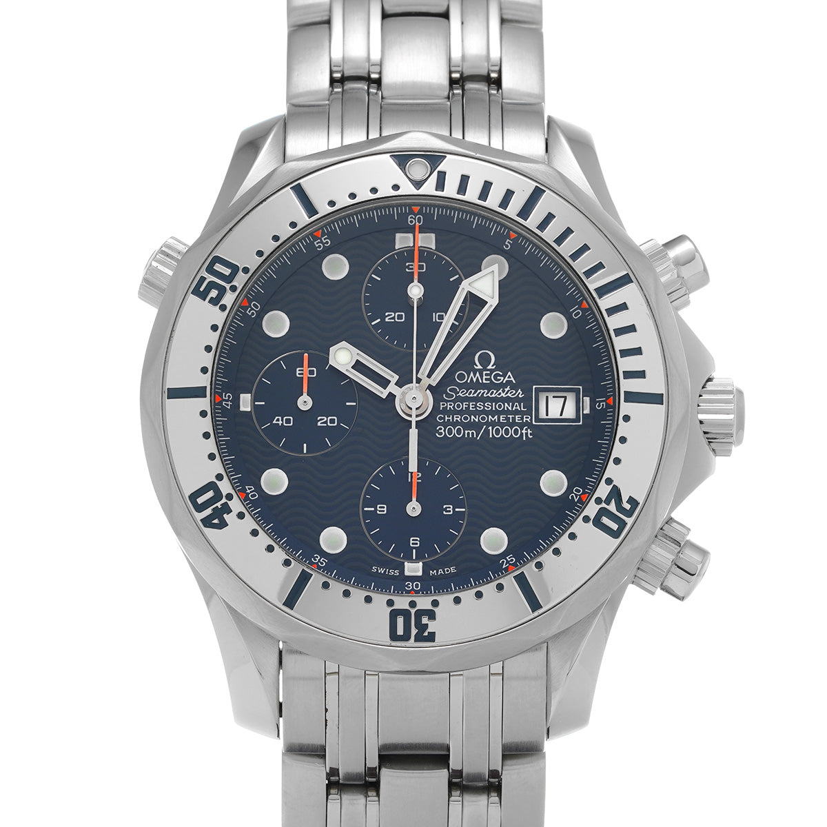 Seamaster Professional 300 Chronograph 2598.80 Blue OMEGA Men's [Pre-Owned].