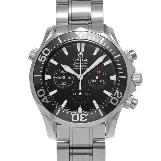 Seamaster 300 Chronograph America's Cup 2594.50 Black OMEGA Men's [Pre-Owned].