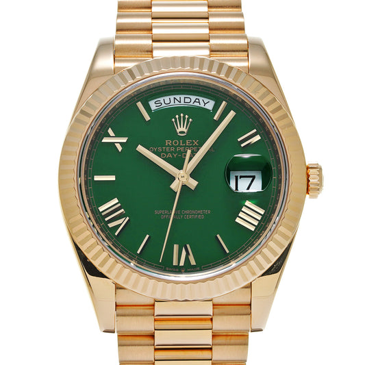 Day Date 40 228238 Random Serial Green ROLEX Men's [Pre-Owned].