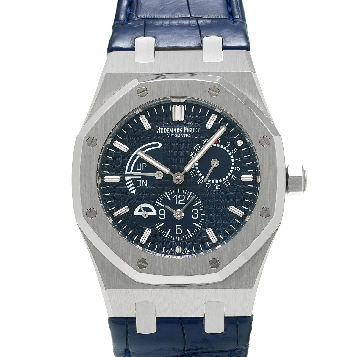 Royal Oak Dual Time 26124ST.OO.D018CR.01 Blue AUDEMARS PIGUET Men's [Pre-Owned]