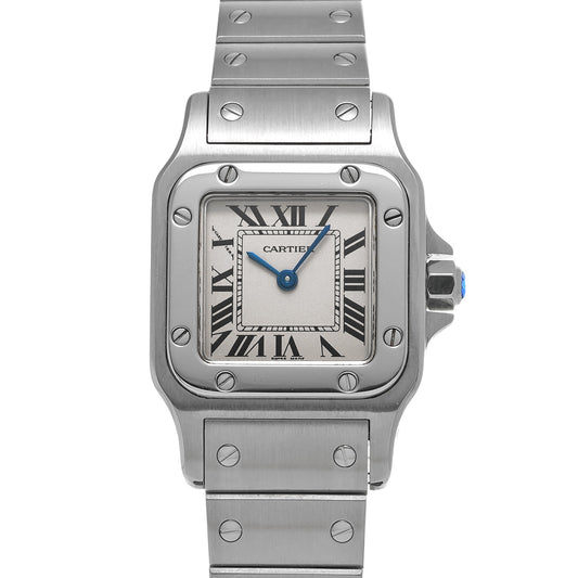 Santos Garbet SM W20056D6 Silver CARTIER Ladies [Pre-owned]